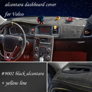 Copri cruscotto auto Alcantara personalizzato per Volvo S60 2015-2019 V60 2014-2017 - Foto 1 di 10
