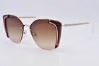 Prada Sunglasses PR 59VS 4306S1 Pale Gold/Bordeaux, Size 64-16-140