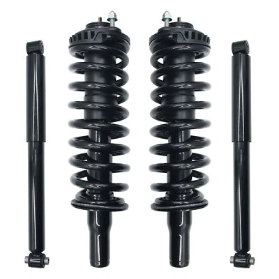 4PCS Front+Rear Shock Absorber Struts Assembly For Chevy Trailblazer GMC Envoy Foto 1 de 4