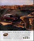 1997 Vintage Ad Range Rover Retro Fahrzeug Auto Car Canyon View 12/09/23