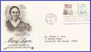 USA5 #2169 ADDR PCS ARTCRAFT FDC Mary Lyon - Foto 1 di 1