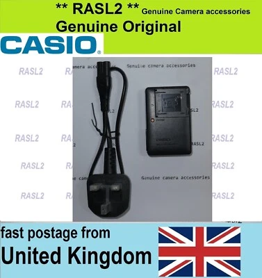 Genuine Casio Charger for NP-80 NP-82 Exilim EX-H50 MR1 Z800 X330 QV-R200 TR150 - Image 1 of 4