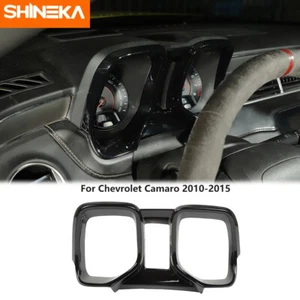 Black Dashboard Instrument Box Cover Trim For Chevy Camaro 2010-15 Accessories - Picture 1 of 8