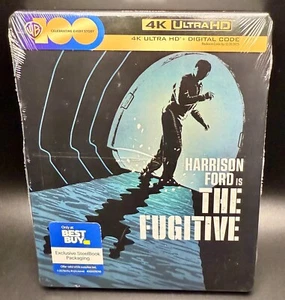 THE FUGITIVE (1993) - BEST BUY EXCLUSIVE 4K BLURAY STEELBOOK ** NEW & SEALED! ** - Picture 1 of 21