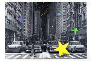 Roamcouch "When You Wish Upon A Star - NY" Mono- original canvas (AP of 2)
