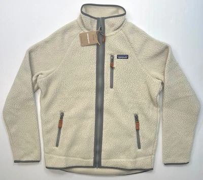 Men's PATAGONIA Retro Pile Fleece Jacket #22801 PELICAN (PLCN) - Image 1 of 3