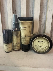 Wen Chaz Dean Sweet Almond Mint Set Lot x 4 Remoist Treatment Texture Balm Crème - Picture 1 of 6