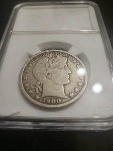 1900-p VF Barber Half Dollar Full Liberty Coin - Picture 1 of 2