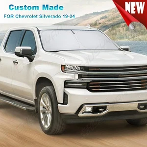 FOR Chevrolet Silverado 2020 Windshield Sun Shade UV Rays Block Cover Shield - Picture 1 of 13