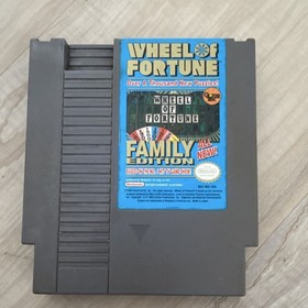 Wheel of Fortune Family Edition (NES) GameTek Trivia Cartridge Manual Included