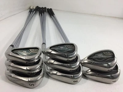 Callaway Steelhead XR Iron Set 5-9+Pw+Aw+Sw N.S.PRO 950GH Flex-R 8pcs RH Used - Image 1 of 4