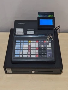Sam4s SPS-345 Cash Register POS SPS-300 Series w/ Drawer & Keys Tested - Picture 1 of 11