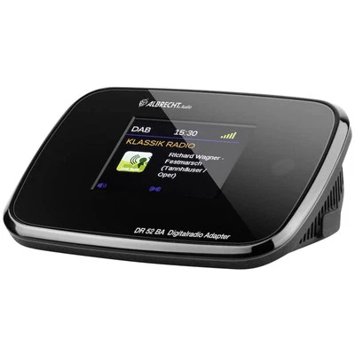 Albrecht DR 52 BA Radio-Adapter DAB+, UKW Bluetooth®   Schwarz - Bild 1 von 2