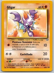 Gligar 059/111 Neo Genesis LP - Picture 1 of 2