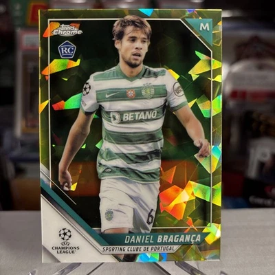 Daniel Braganca 2021-22 Topps Chrome UCL Green SAPPHIRE RC SSP /99 ⭐️ MINT GEM? - Image 1 of 3