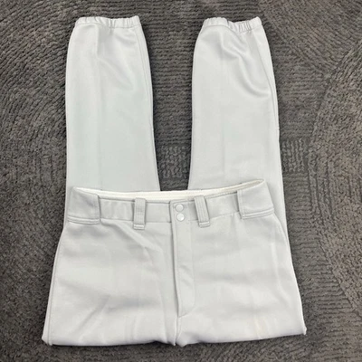 Mizuno Youth XXXL 32–34 Gray Baseball Pants Elastic Hem Double Snap Front Padded - Image 1 of 4