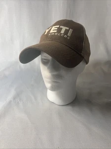 Gorra de béisbol YETI Coolers Trucker para hombre talla única marrón Snapback ajustable - Imagen 1 de 7