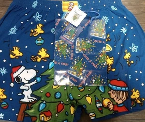 Peanuts Snoopy Christmas Boxer Shorts w/Gift Bag Your A Star Men's XX- Large New - Picture 1 of 4