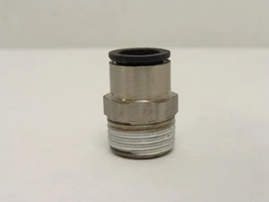 210874 New-No Box; Legris 3101 12 21 Lot-6 Brass Connector; 12mm Tube x 1/2BSPT - Picture 1 of 4