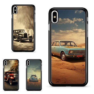 retro vintage Sport car Anti wear Cover For Samsung Galaxy Apple iPhone Motorola - Image 1 of 4