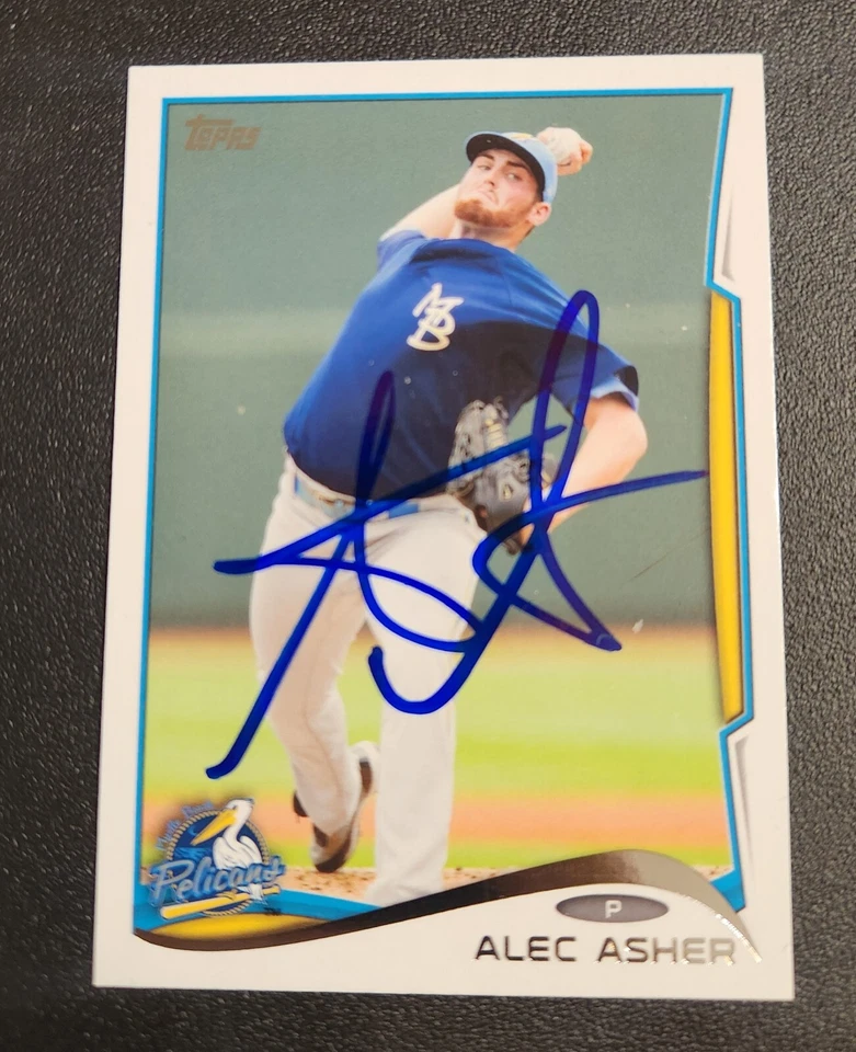 Alec Asher Autograph Signed 2014 Topps Pro Debut Texas Rangers - Image 1 of 1