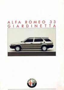 Catalogue Brochure Alfa Romeo 33 Giardinetta 4x4 12/1986 Allemagne Deutschland - Picture 1 of 2