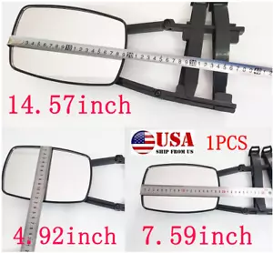 1X Espejo retrovisor de extensión con clip para remolque ajustable para caravana coche RV - Imagen 1 de 12