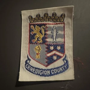 Ceredigion Welsh County District Patch Scout Badge Ribbon UK Scouting 1970’s - Picture 1 of 3