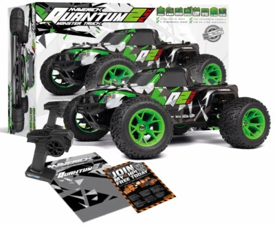 HPI Maverick QUANTUM2 MT FLUX Green 3S 80A BRUSHLESS 1:10 RC Car Truck MV150406 - Image 1 of 4
