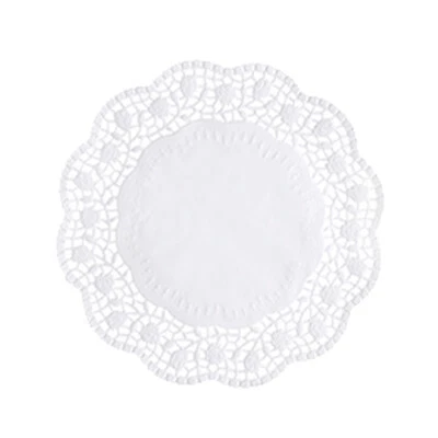 100 Tortenspitzen rund Ø 20 cm weiss - Bild 1 von 2