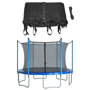 Replacement Trampoline Enclosure Surround Safety NET 8 9 10 12 13 14 15 16 ft - Picture 1 of 12