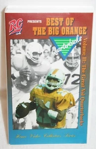 TENNESSEE VOLUNTEERS FOOTBALL Best Of Big Orange RC COLA Quarterbacks VHS UT TN - Imagen 1 de 3