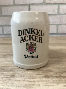 Tazza vintage in gres birra tedesca Dinkel Acker 0,5 L  - Foto 1 di 7