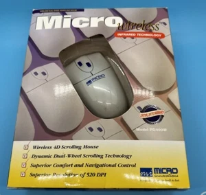 Micro Innovations PD400W Wireless Optical Mouse - Picture 1 of 4
