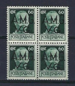 Italy 1945 Sc# 1LN3 Veneza Giulia AMG Allied occupation Emanuel 60c block 4 MNH - Picture 1 of 1