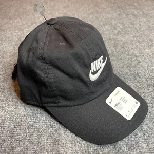 Nike Heritage86 Hat Kids Size (Youth OS) - Black Adjustable Cap (AJ3651-010) - Picture 1 of 7