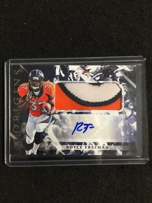 2018:Origins Football Royce Freeman Auto Rookie Jumbo Jersey #138  3color - Image 1 of 2