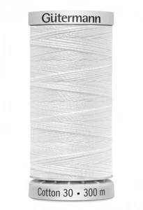 Gutermann No 30 Sulky Cotton Embroidery Thread 1001 - 300 Metres - each - Picture 1 of 1