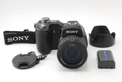 【Near MINT w/Lens Cap】Sony Cyber-Shot DSC-F828 8.0MP Digital Camera Black JAPAN - Image 1 of 4
