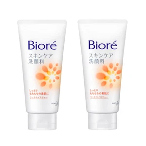 KAO Biore Skin Care Face Cleansing Wash Rich Moisture Foam 130g (Pack of 2) - Picture 1 of 3