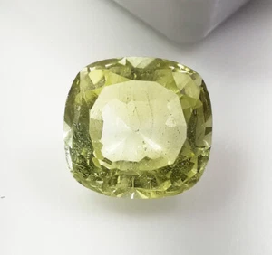 5.70 Ct Certified Natural Beautiful Yellow Aquamarine Cushion Cut Loose Gemstone - Picture 1 of 5