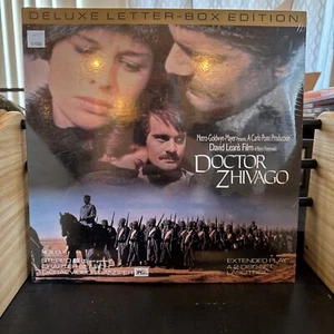 Doctor Zhivago Laserdisc Omar Sharif Julie Christie Alec Guinness - SEALED - Picture 1 of 2
