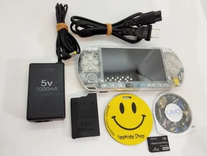 Sony PSP-3000 Playstation Portable Handheld Console Clear Shell Custom - Picture 1 of 10