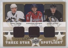 2008 Trilogy Three Star Spotlight Jerseys Sidney Crosby Alex Ovechkin Alexander