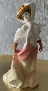 ROYAL DOULTON CHINA LADY DOLL THE OPEN ROAD MODEL No HN 4161 PERFECT (a) - Picture 1 of 8