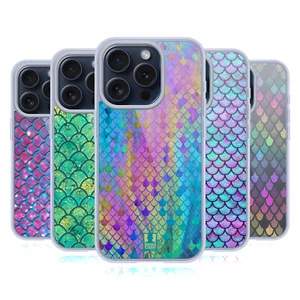 HEAD CASE DESIGNS MERMAID SCALES 2 GEL CASE & WALLPAPER FOR APPLE iPHONE PHONES - Picture 1 of 12