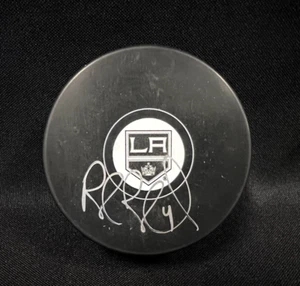 Rob Blake Signed Puck Los Angeles Kings JSA - Picture 1 of 3