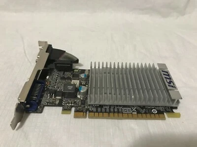 MSI GeForce 8400 GS 1GB 64-Bit DDR3 PCI-E X16 Video card N8400GS-D1GD3H/LP - Image 1 of 3