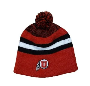 Utah Utes Ford Concesionarios Promo Recuerdo Invierno Gorro Medias Sombrero Pom OS NCAA - Imagen 1 de 6