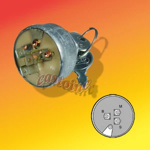 Interruptor de encendido/2 llaves se adapta a pargo/baros 1-8816, 7018816, 7018816YP Rotary 7179 - Imagen 1 de 2